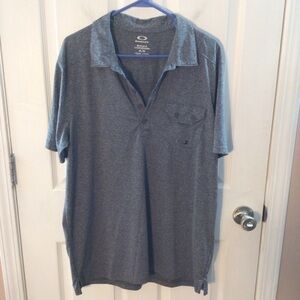 Oakley Gray Men's Pocket Polo‎ Shirt Size XL